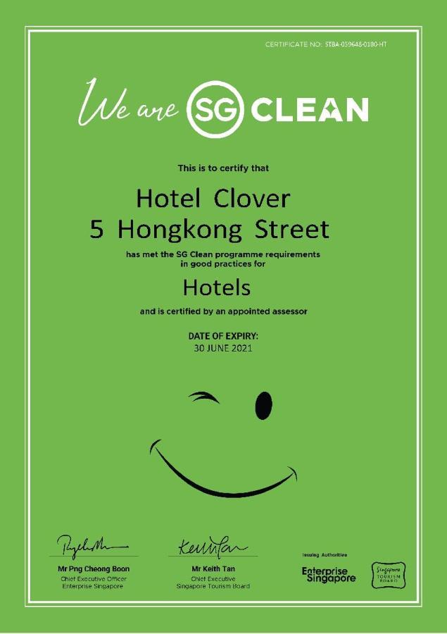 Hotel Clover 5 Hongkong Street Singapore