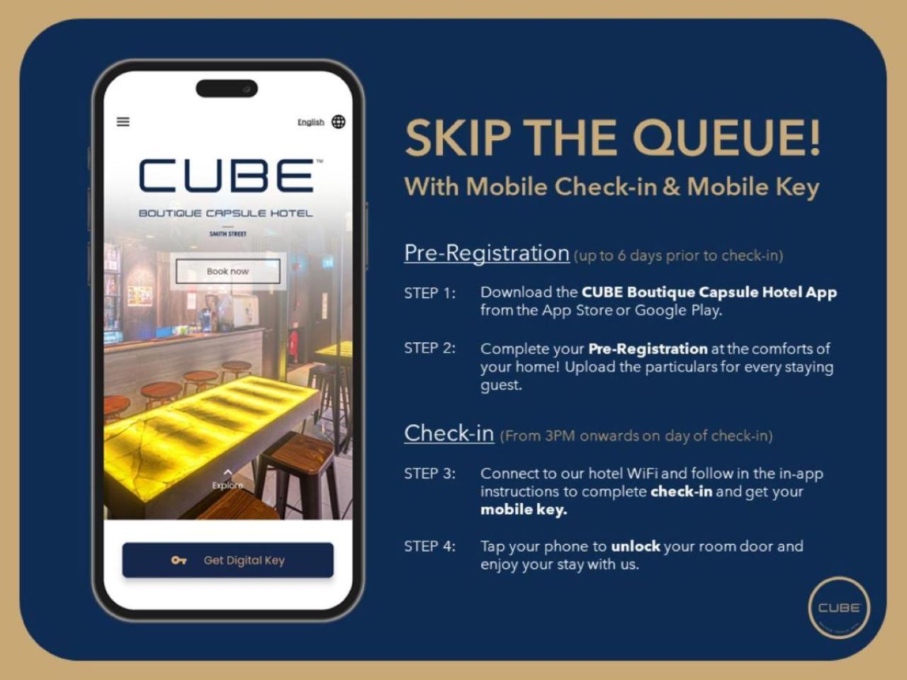Cube Boutique Capsule At Chinatown Capsule hotel Singapore