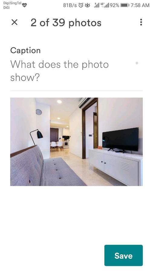 Apartment City Balcony With Marina Bay View