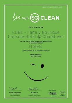 Cube Family Boutique Capsule At Chinatown Hotel kapsul Singapura